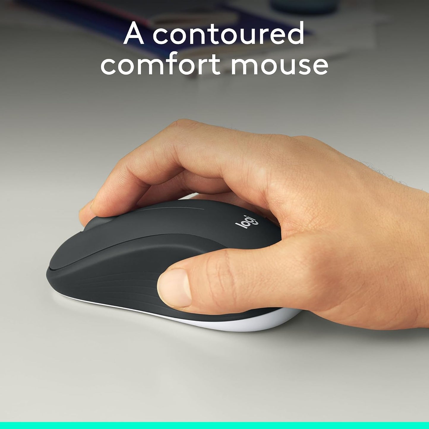 Logitech Combo de teclado y mouse inalámbricos avanzados de tamaño...