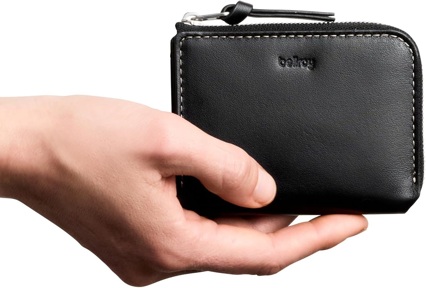 Bellroy L-Pocket, Cartera minimalista con cremallera - Negro | Cart...