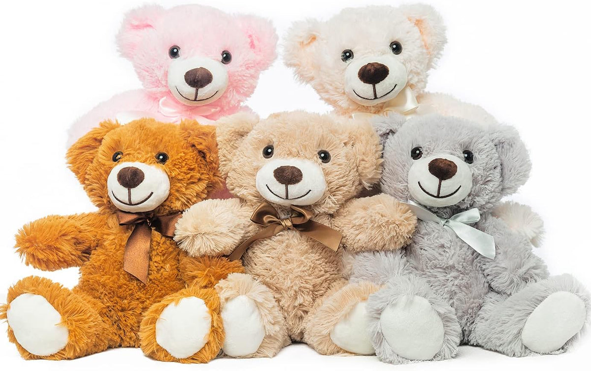 Quaakssi Ositos de peluche a granel 5 paquetes de juguetes de peluc...