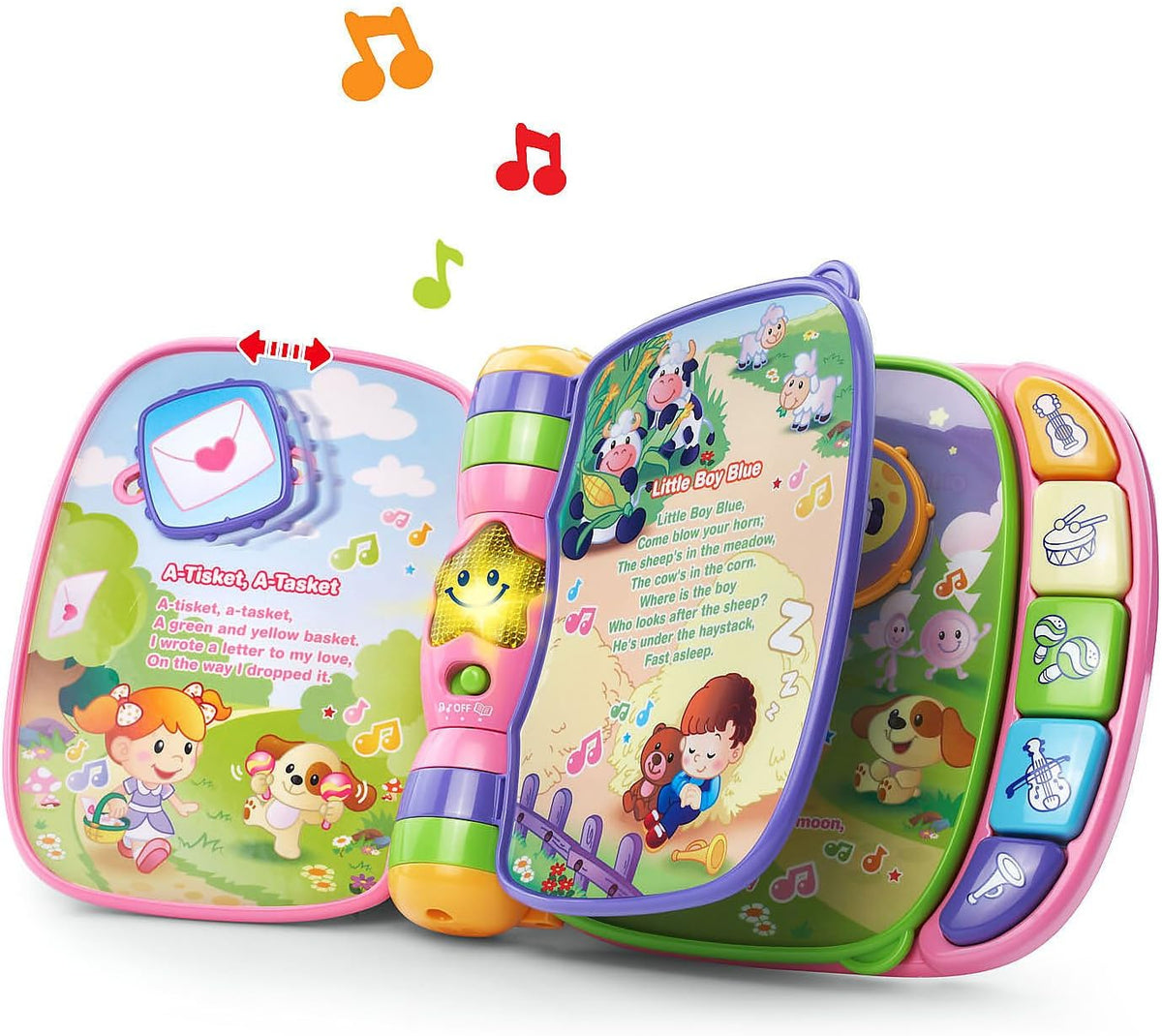 Libro de Rimas Musicales VTech Exclusivo Online, color rosa