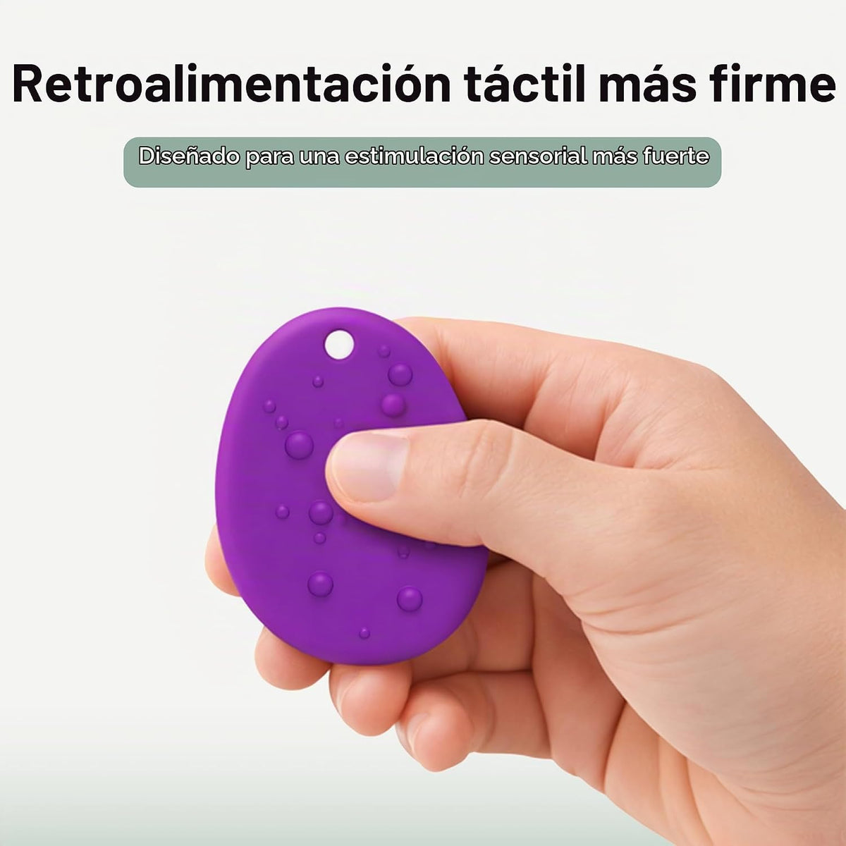 SLOKZ Llavero Fidget Worry Stones \u2013 Paquete de 6 piedras senso...