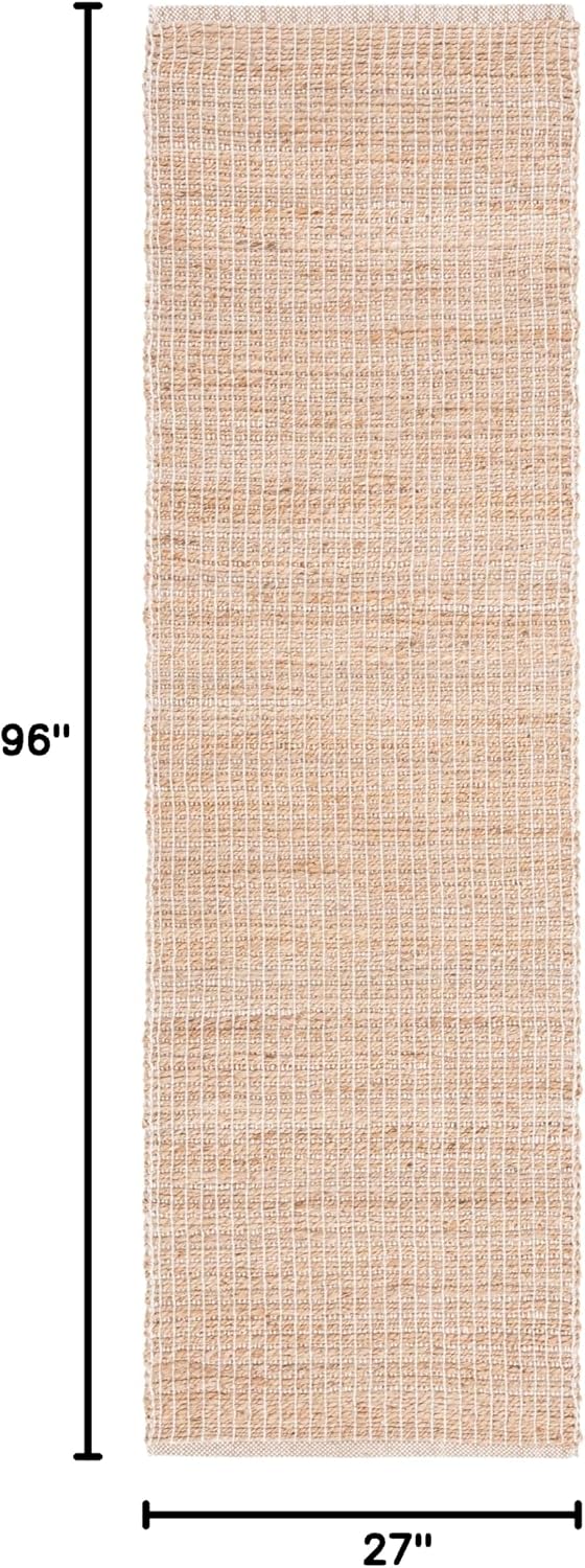 SAFAVIEH Natural Fiber Collection - Alfombra de pasillo de 8 pies,...