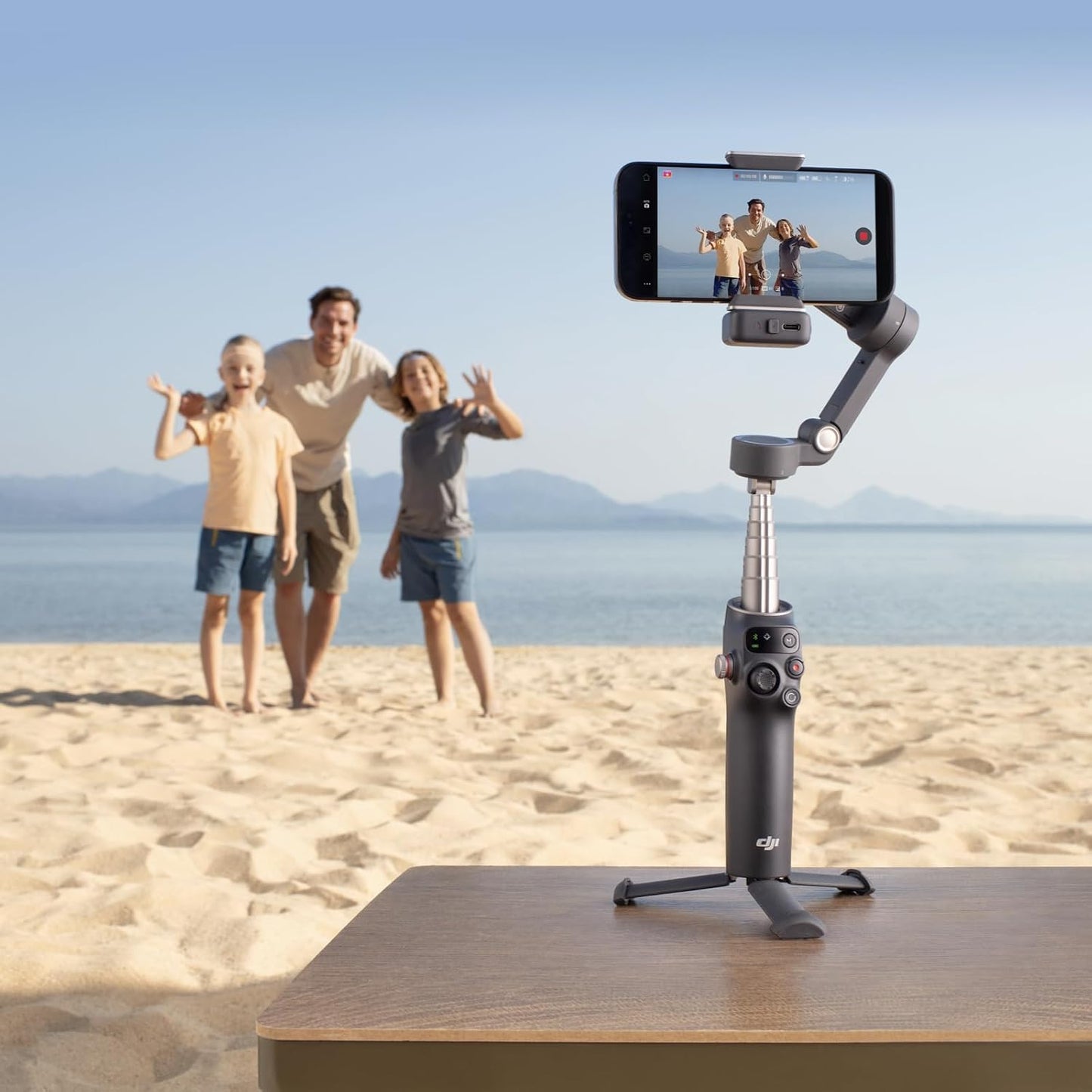 DJI Osmo Mobile 7P Estabilizador de cardán para iPhone, Android, Se...