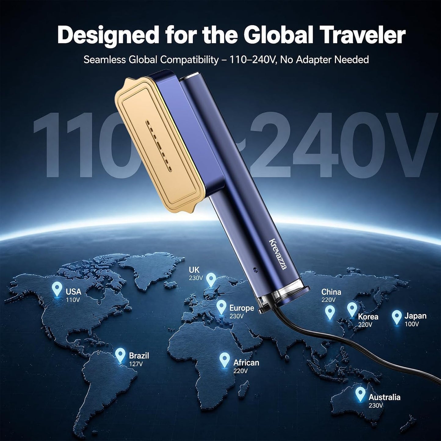 Vaporizador de viaje para ropa, vaporizador y plancha de ropa 2 en...