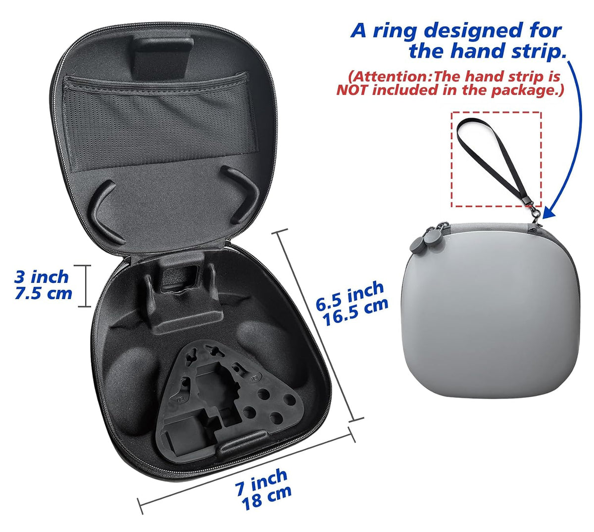 Estuche de transporte + kit de accesorios para controlador DualSens...