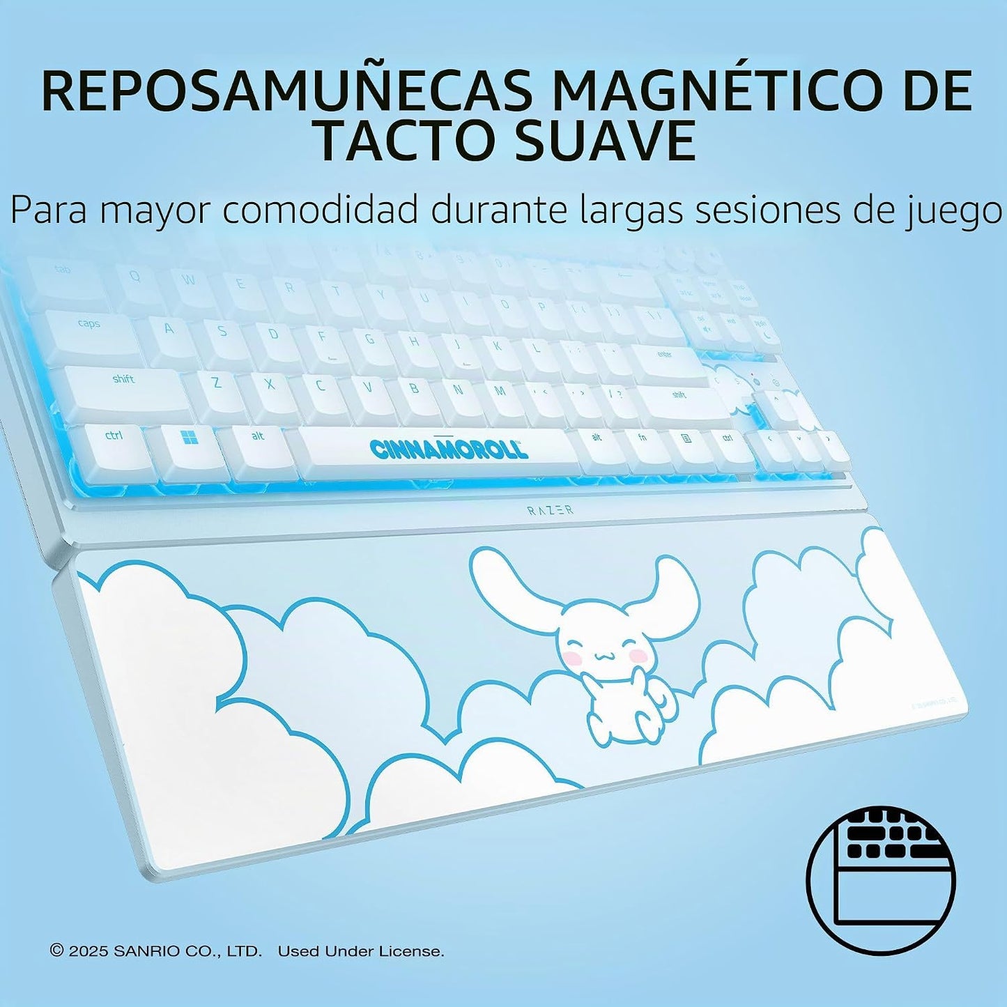 Teclado para juegos Razer Ornata V3 TKL: Teclas de perfil bajo - In...