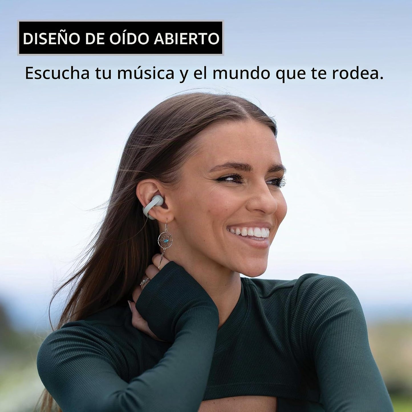 Sony LinkBuds - Auriculares con clip de oreja abierta verdaderament...