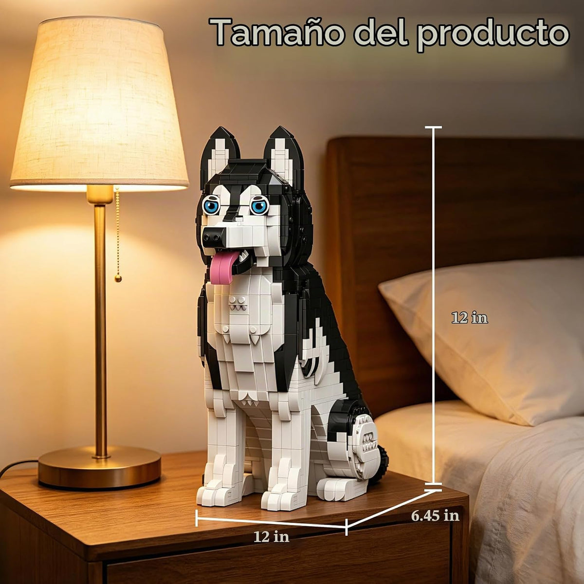 Nicefurn Husky Juego de bloques de construcción, kit de modelo de p...