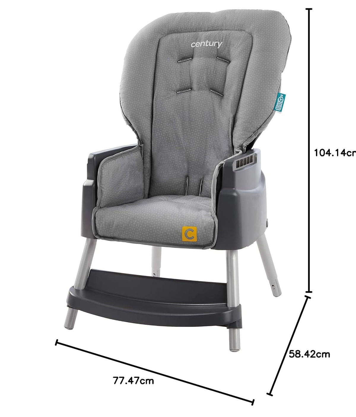Century Dine On - Silla alta 4 en 1 | Crece con el niño, con 4 modo...