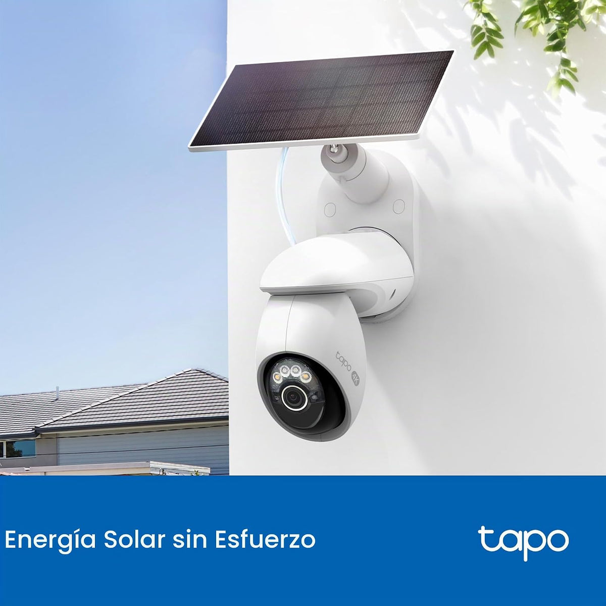 Tapo - Cámara de seguridad 4K para exteriores Pan\/Tilt C660 KIT +...