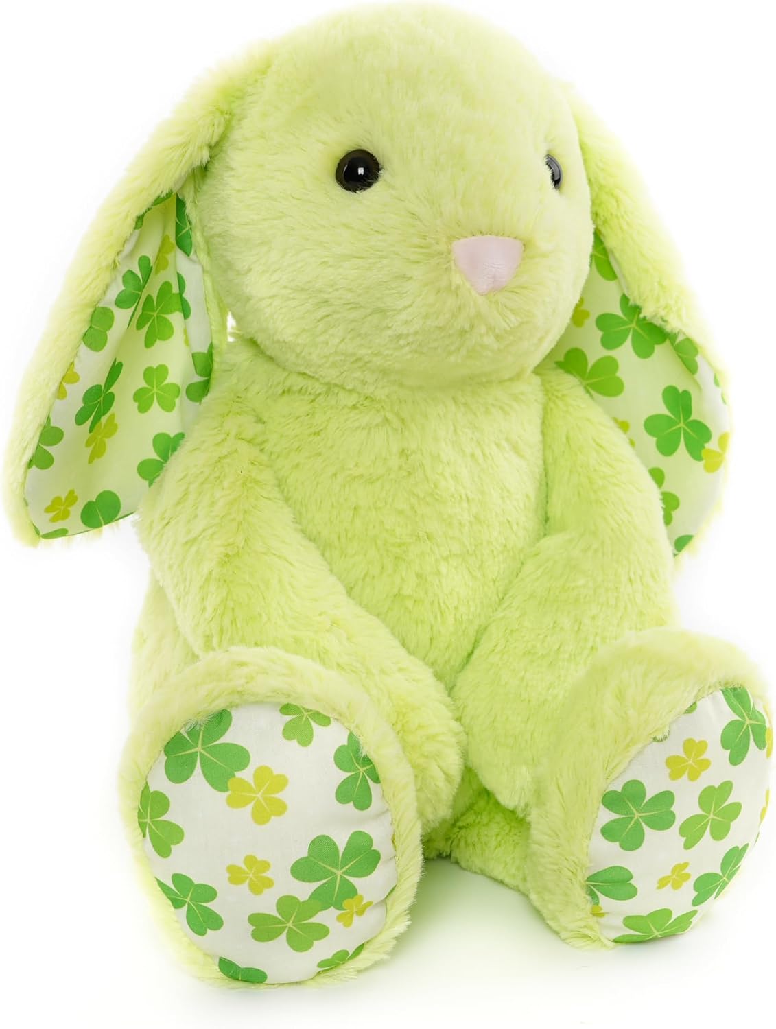 WEIGEDU Conejo Verde de Peluche Juguete de Animales con Orejas Caíd...