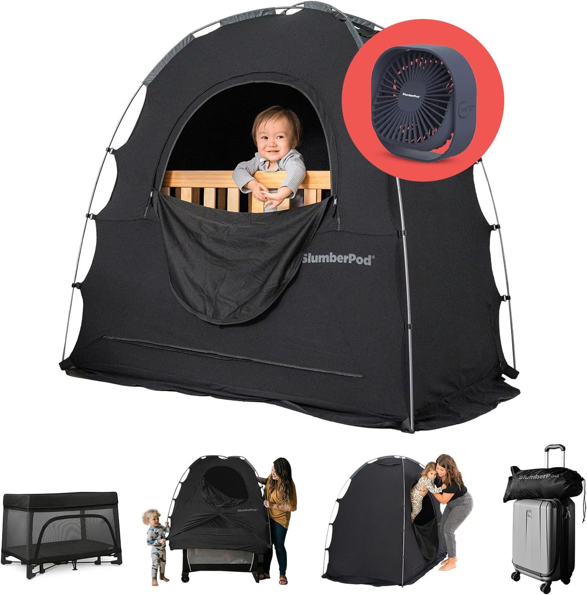 SlumberPod Tienda de campaña para dormir opaca original con ventila...