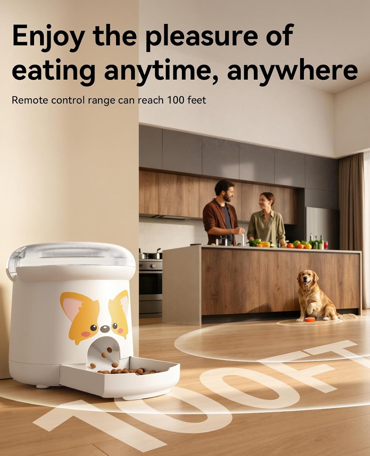 ROJECO Juguete alimentador de rompecabezas para perros, juguetes in...