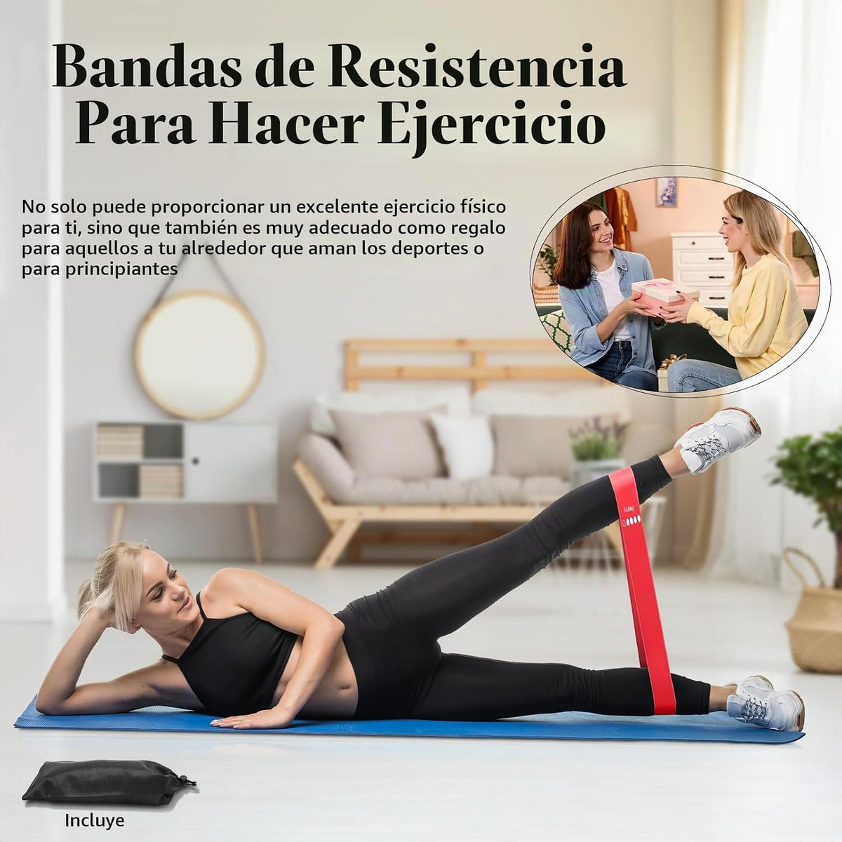 Bandas de Resistencia para Hacer Ejercicio, Bandas elásticas de Eje...