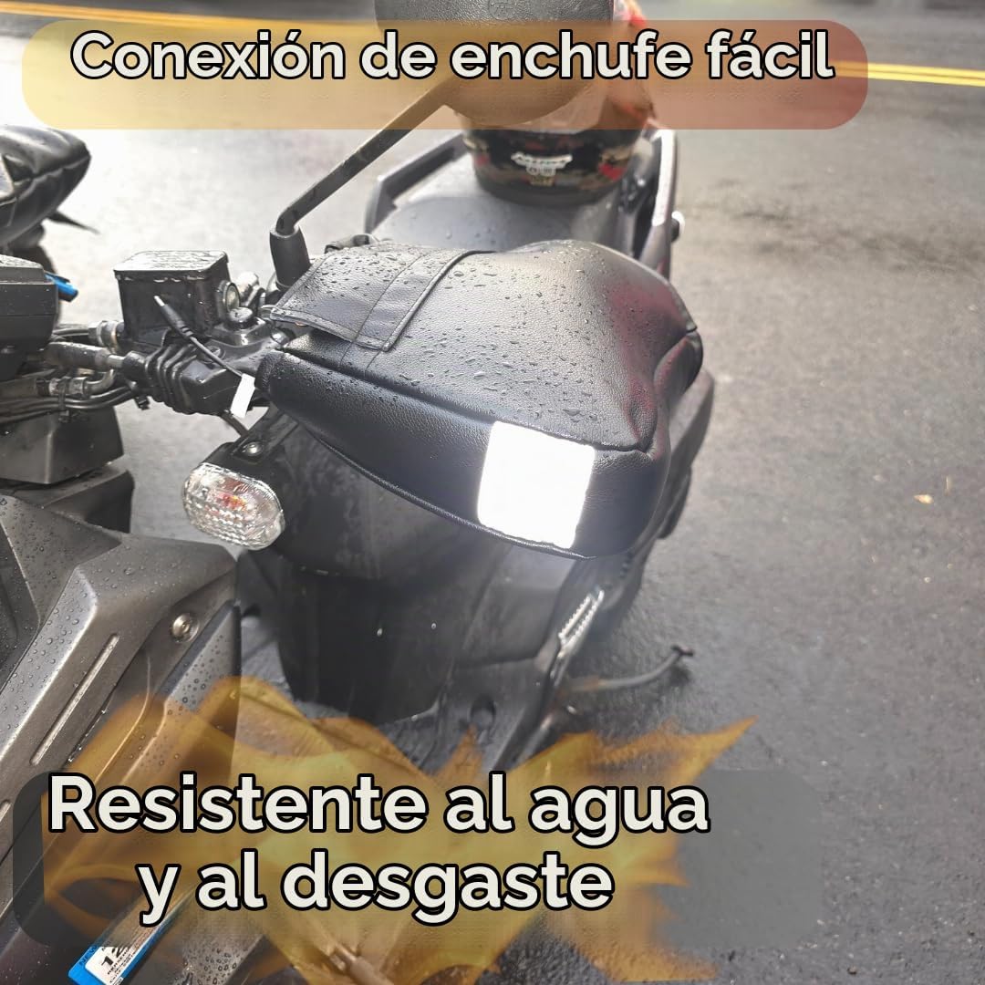 Manoplas de manillar de motocicleta con calefacción de 12 V \u2013...