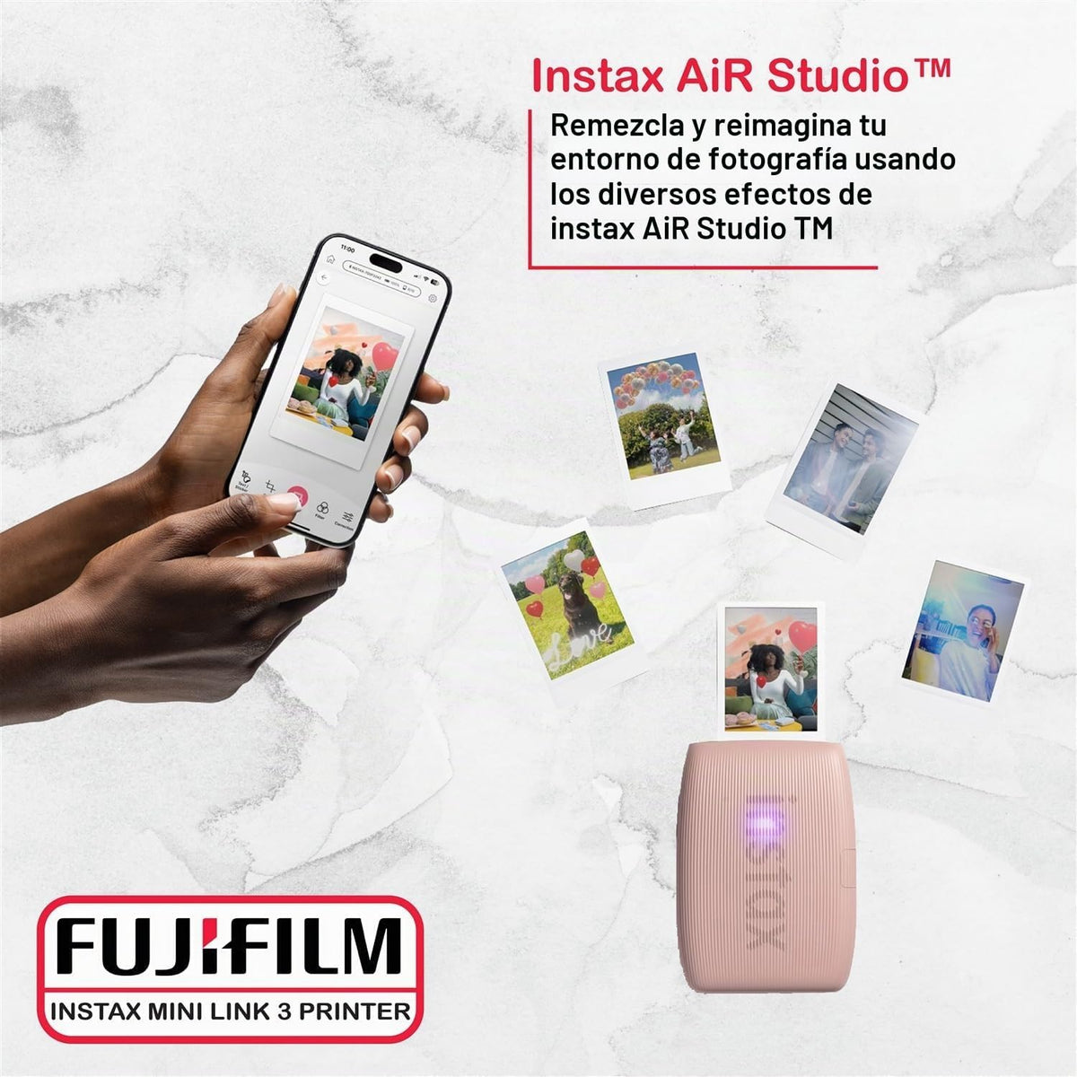 Paquete Fujifilm Instax Mini Link 3 Impresora Instax Mini Film (40...
