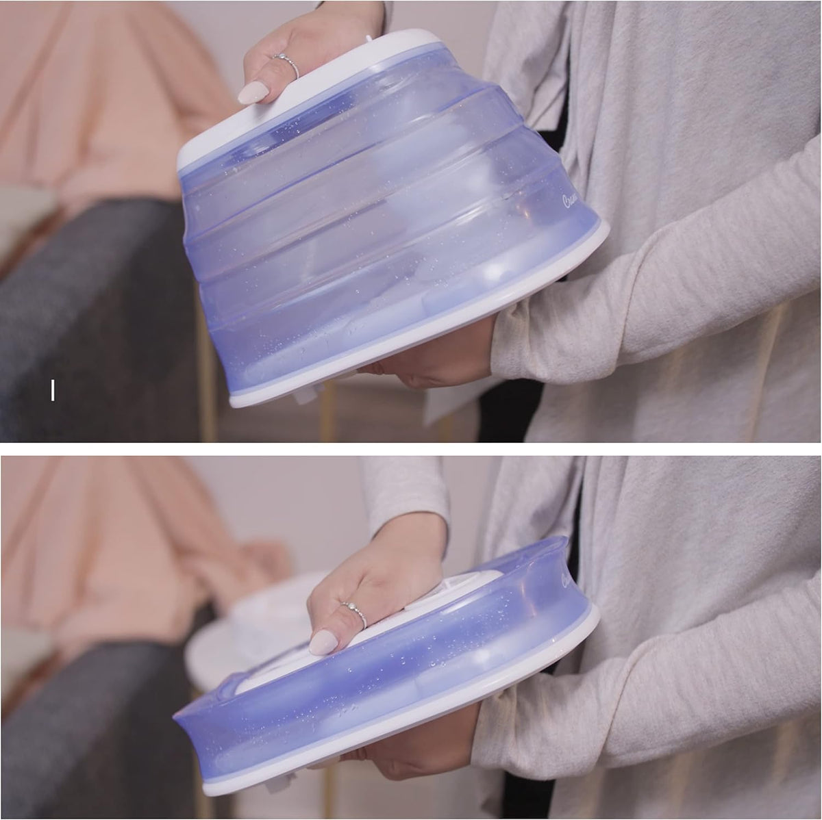 Crane Humidificador plegable de niebla fría para dormitorio y ofici...