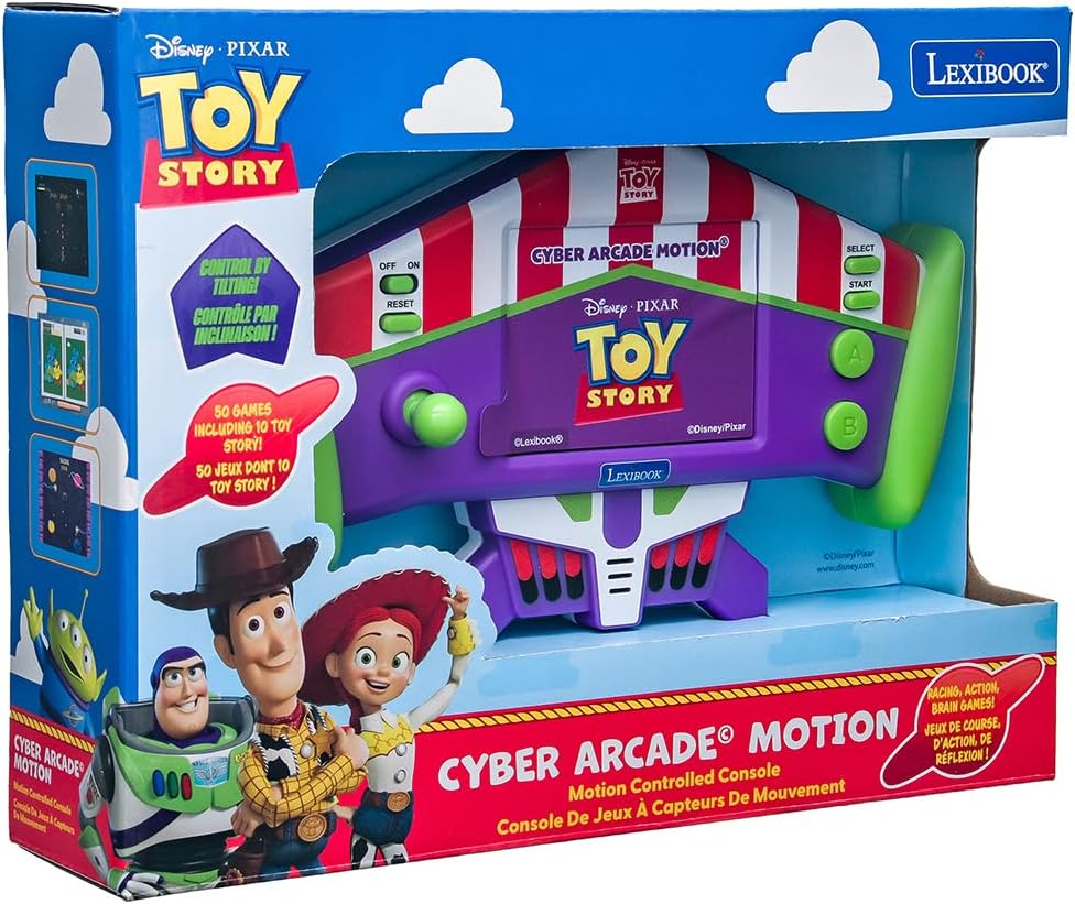 Lexibook, Consola de movimiento de Toy Story Cyber Arcade, JL3180TS...