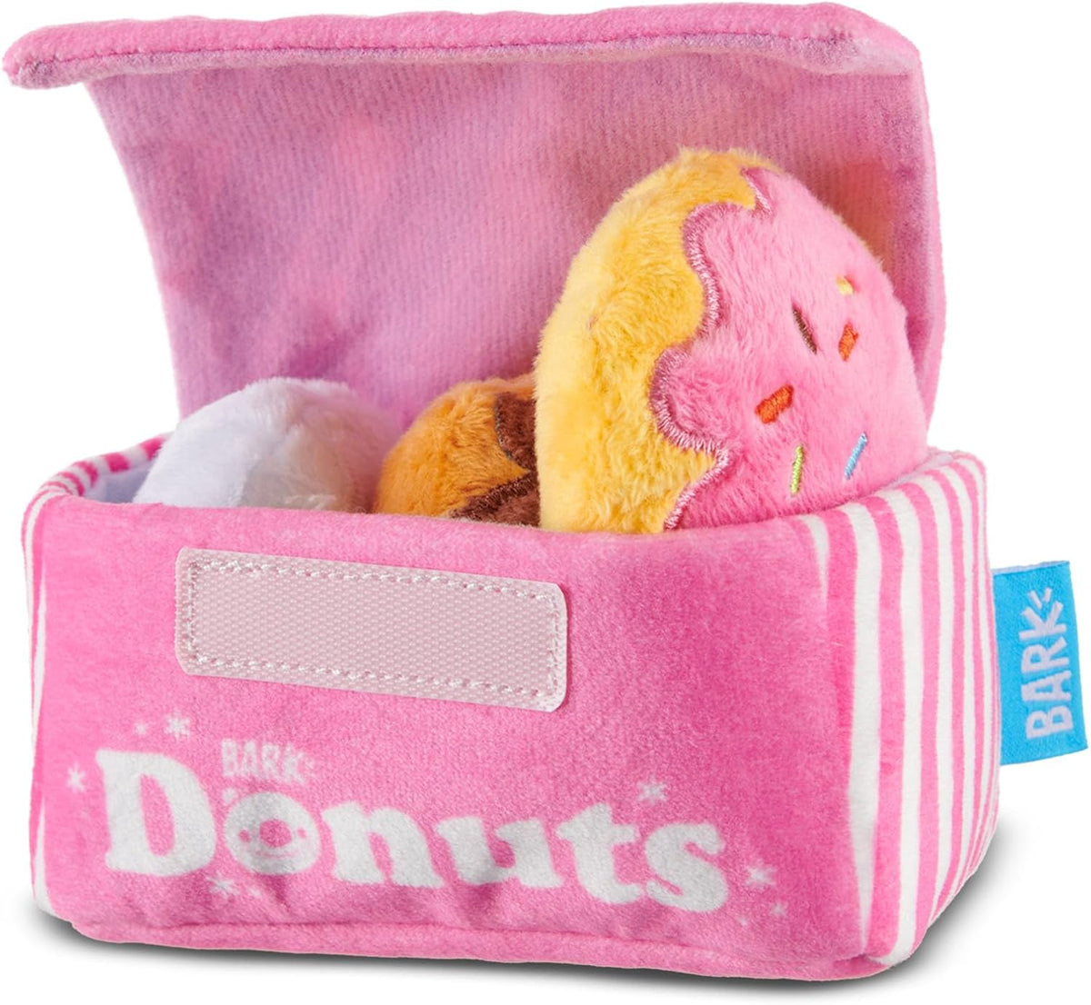 BarkBox Barker's Dozen Donuts 4 en 1 - Juguete interactivo de p...