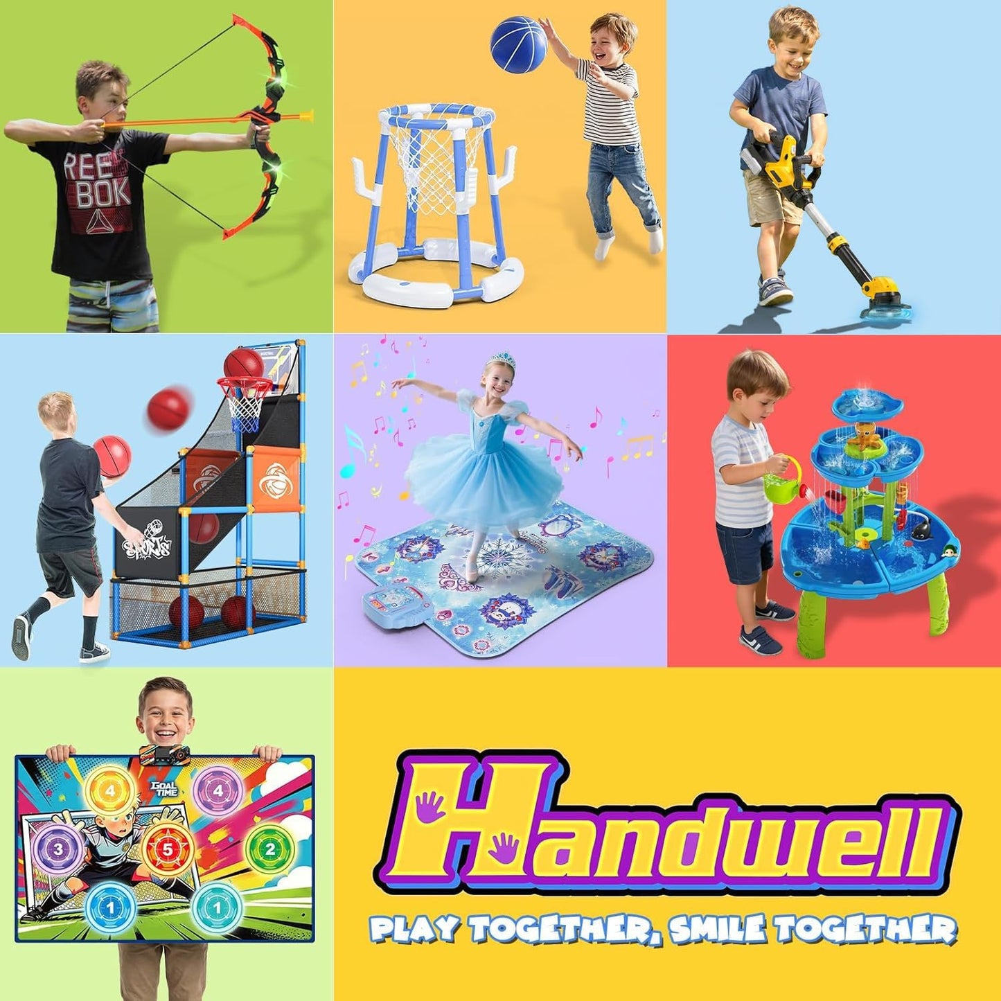 Juego de aro de baloncesto y tee ball 3 en 1 para niños pequeños: s...