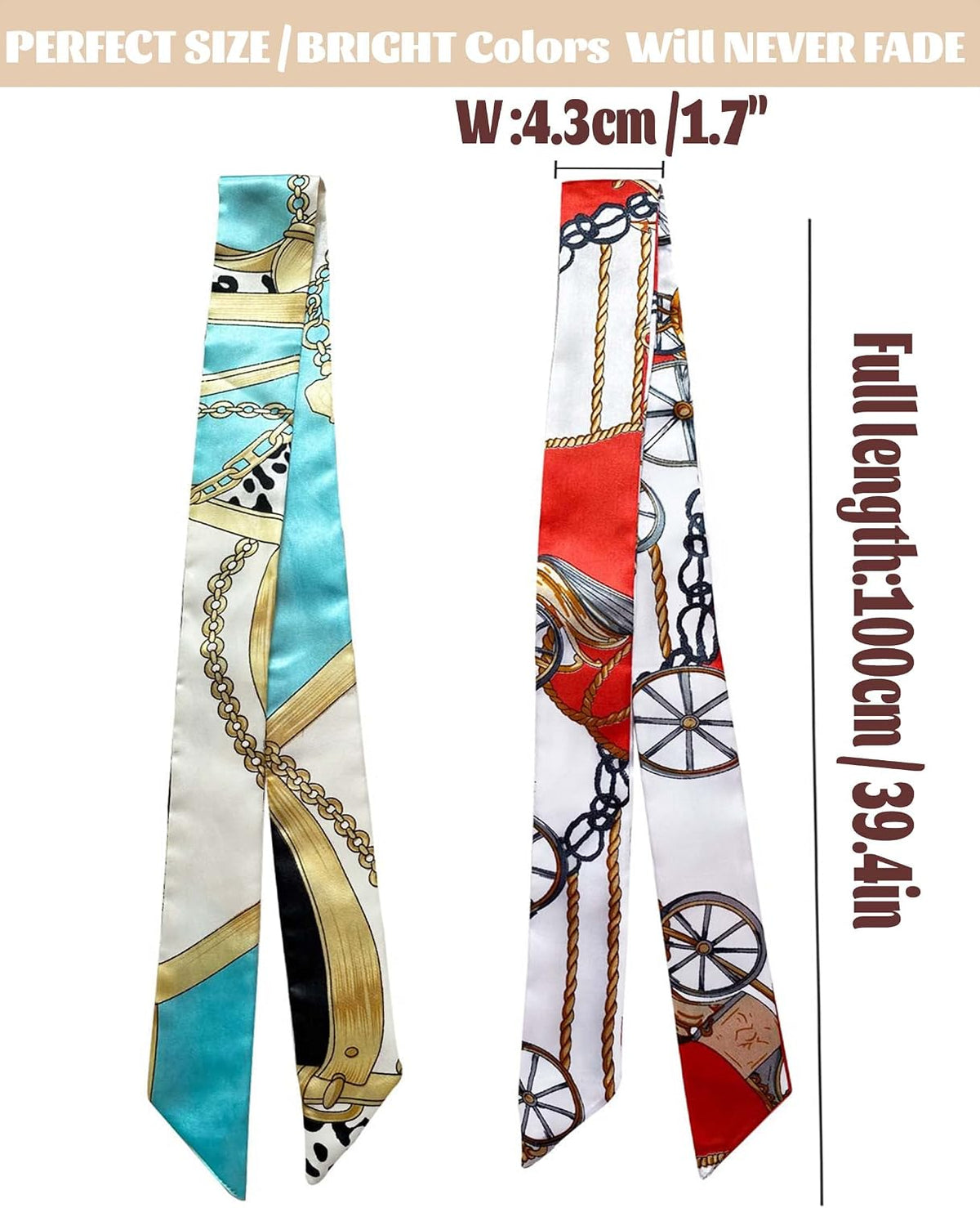 kcctoo Paquete de 2\/6\/10 Bolsas de Bufanda para Mujer, Bolso de M...