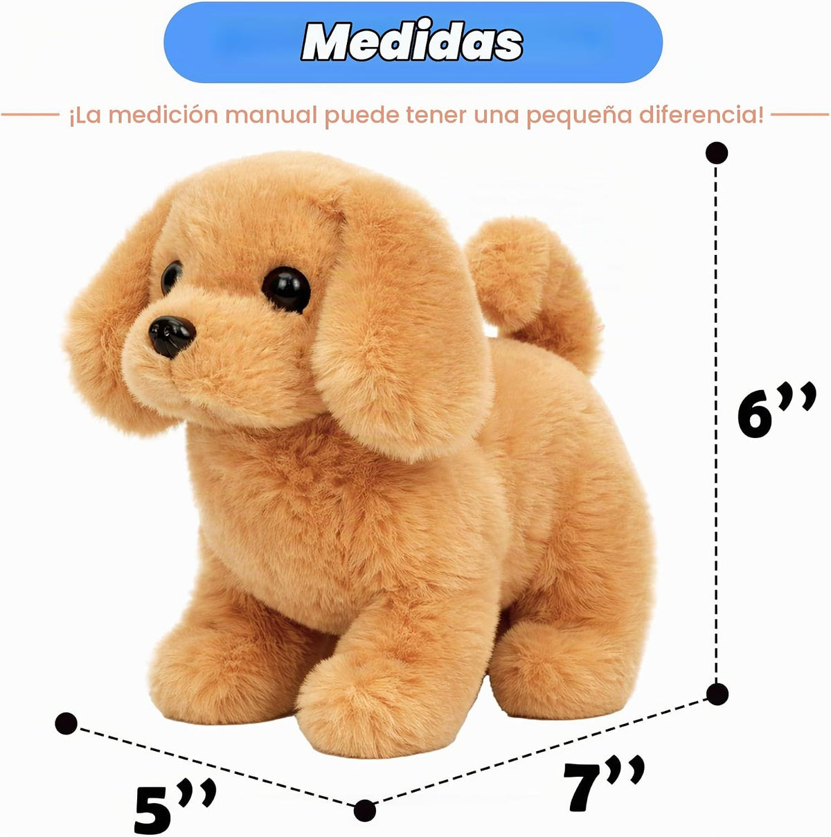 Hopearl Walking Dog Golden Retriever - Juguete electrónico interact...