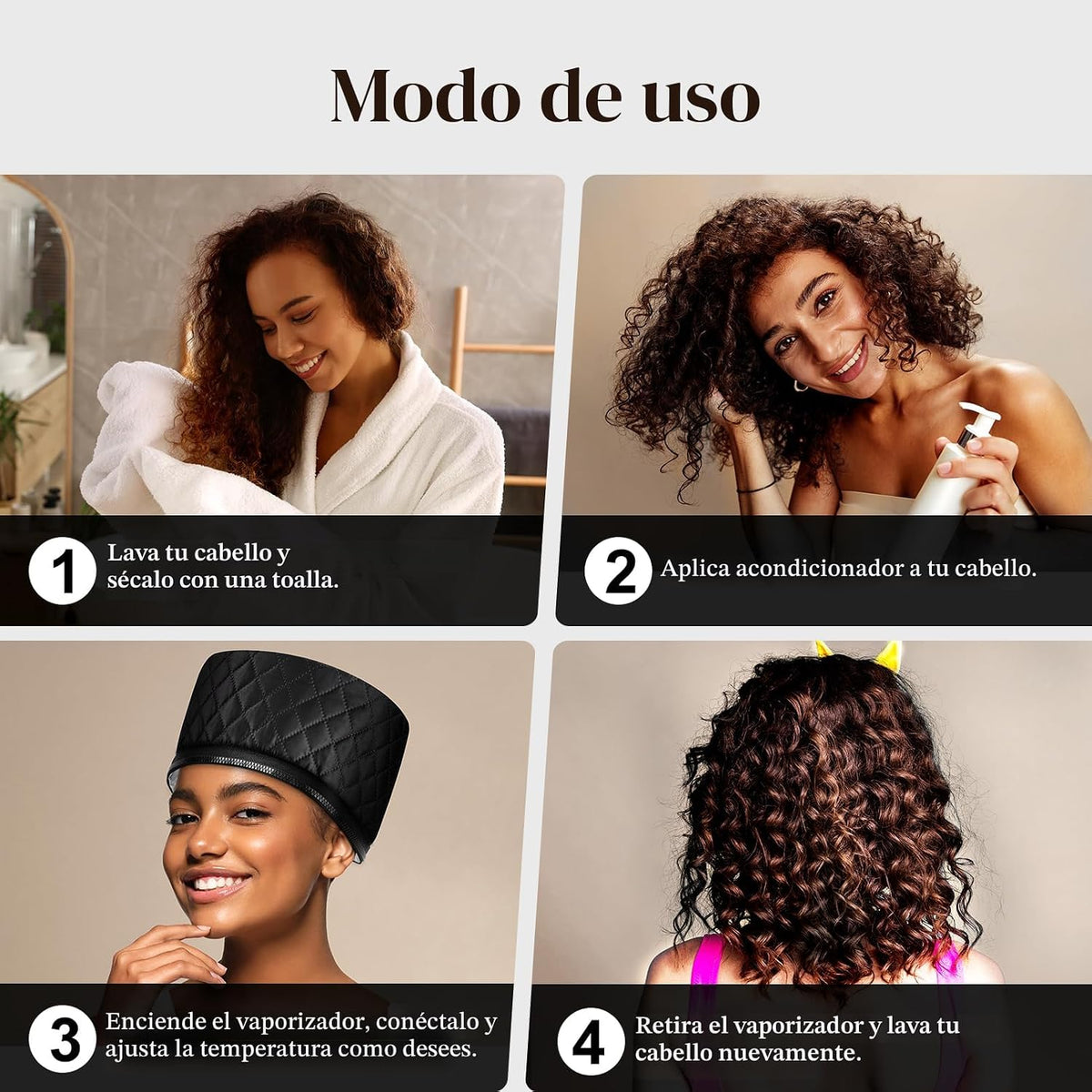 Gorra térmica para acondicionamiento profundo: 10 niveles, se calie...