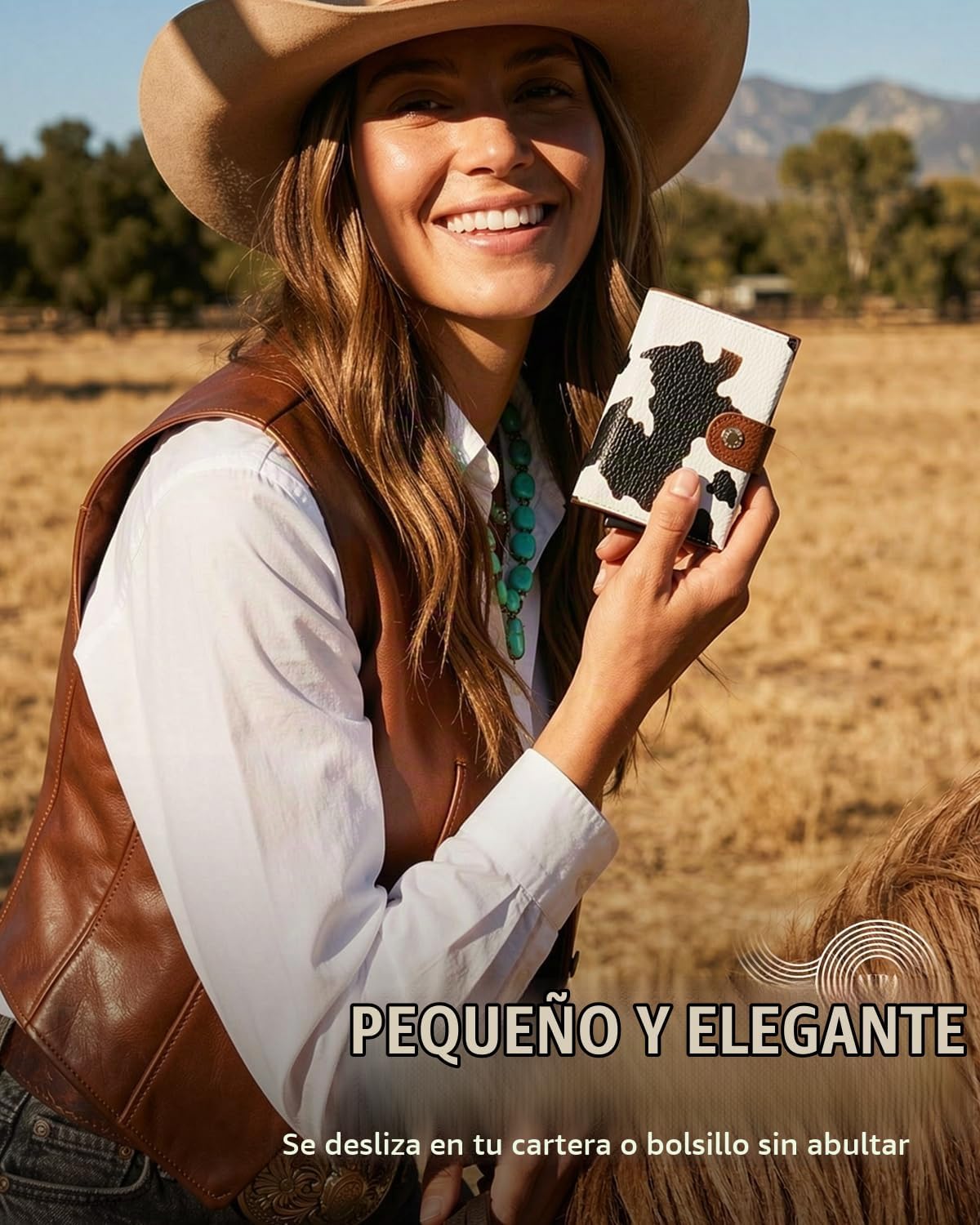 LORZOR Cartera de mujer con bloqueo RFID para mujer, tamaño pequeño...