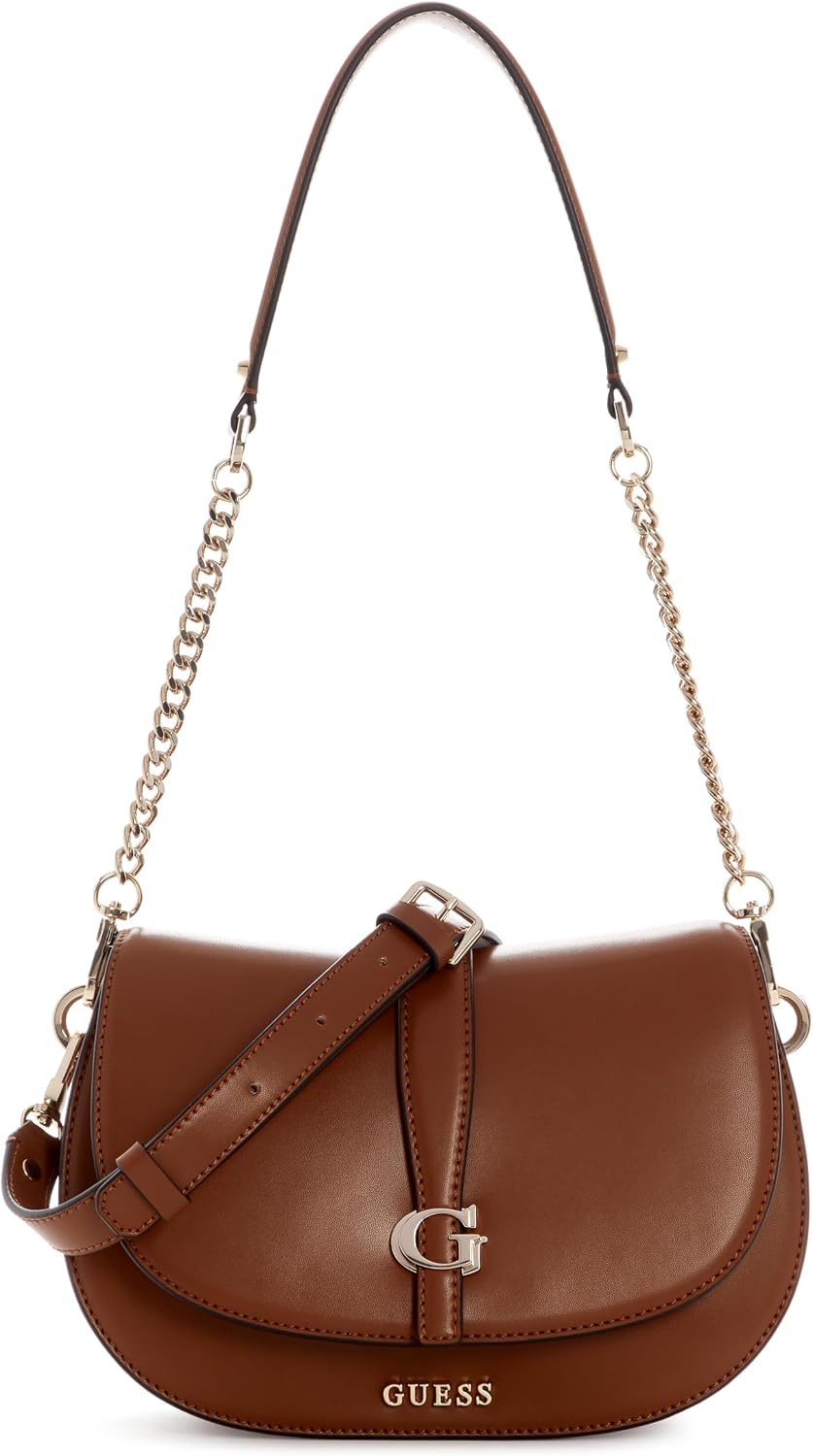 GUESS Bolso de hombro Carrie Flap para mujer