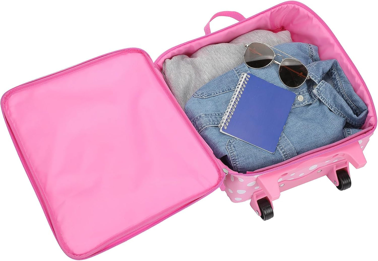 Disney Minnie Mouse - Gafas de sol y lazos, 14 pulgadas, color rosa