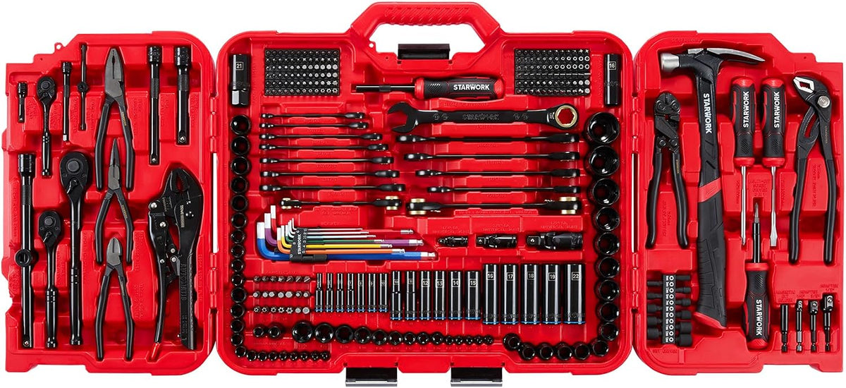 STARWORK TRUE MECHANIC - Juego de herramientas mecánicas de 306 pie...