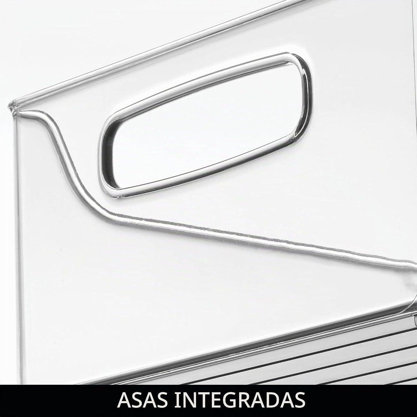 iDesign - Contenedor de almacenamiento apilable con asas para despe...