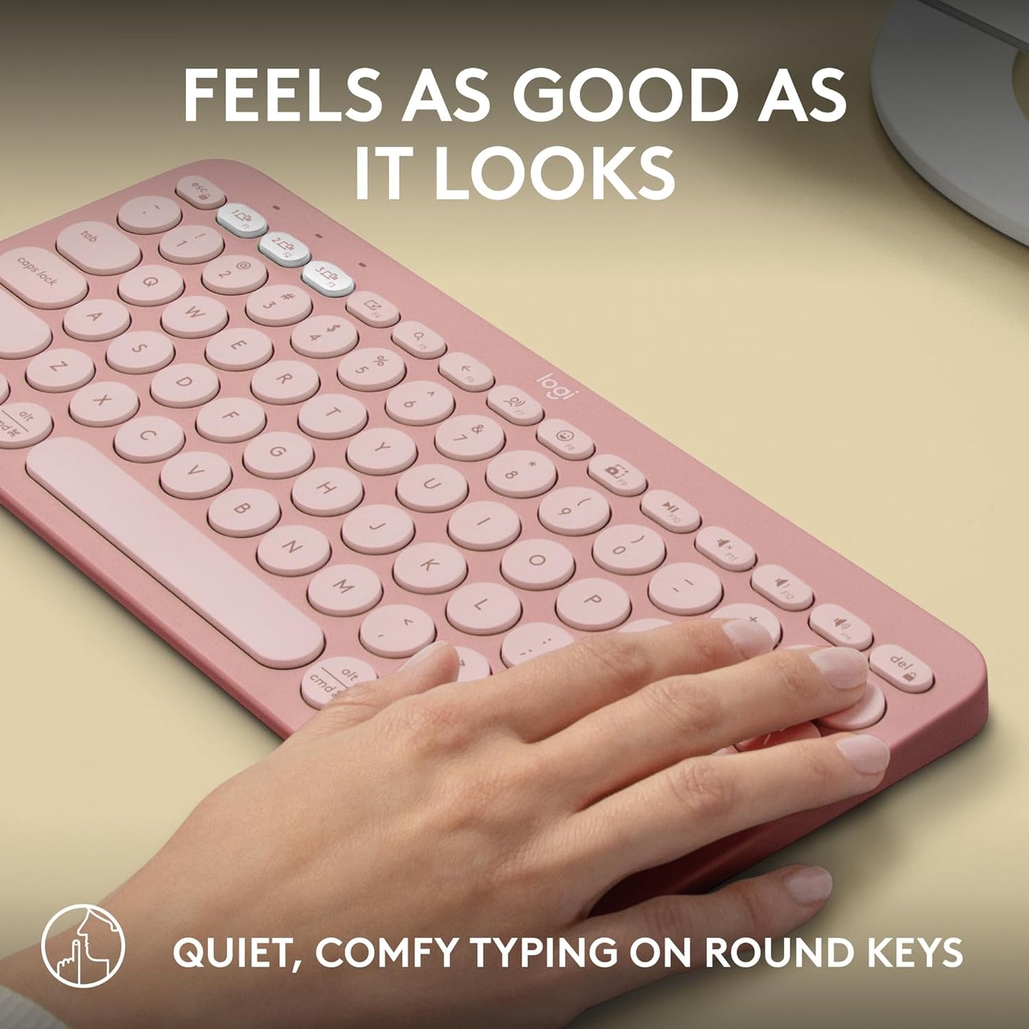 Logitech Pebble Keys 2 K380s Teclado inalámbrico Bluetooth - Tonal...