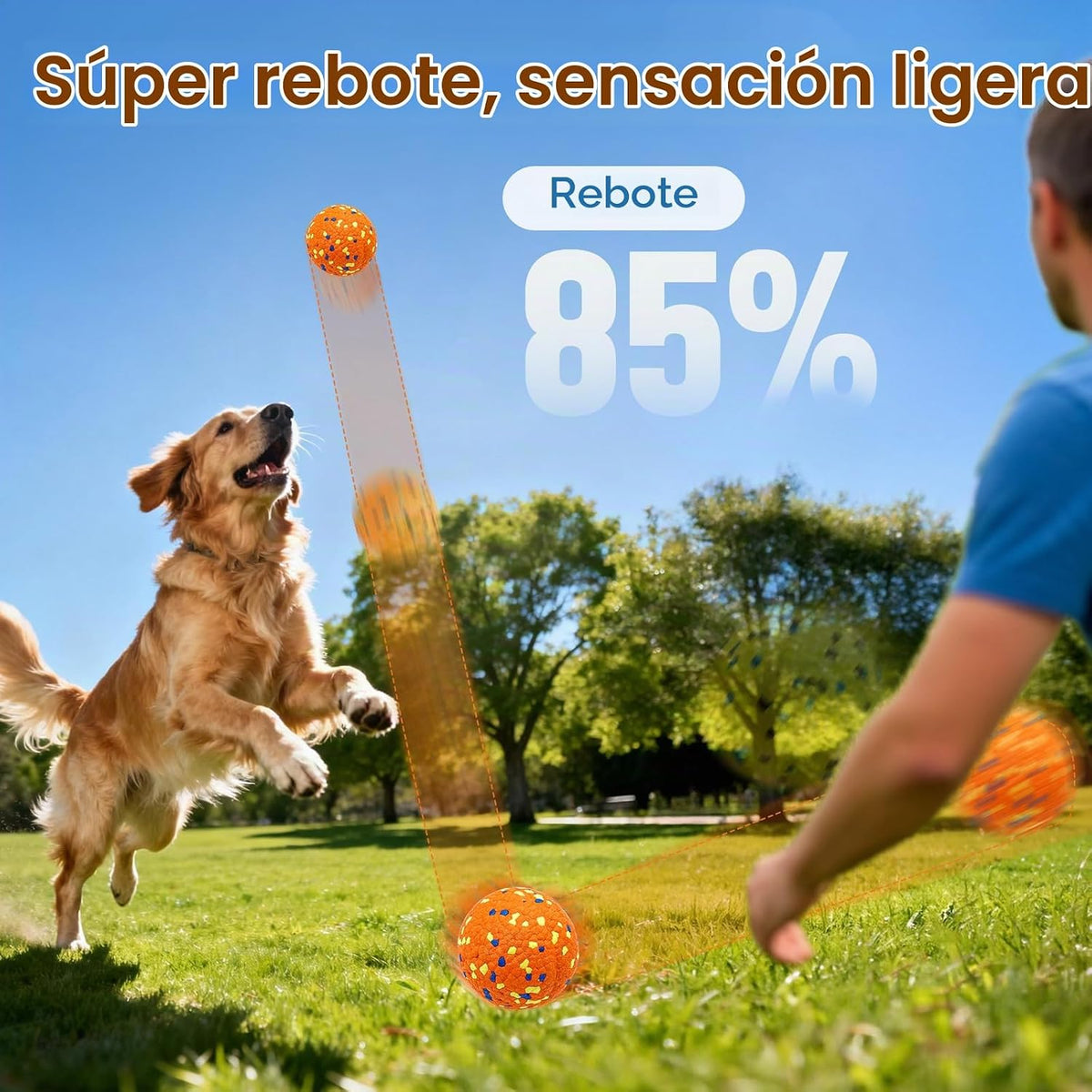 Kimee ETPU - Pelotas de tenis indestructibles para masticadores agr...