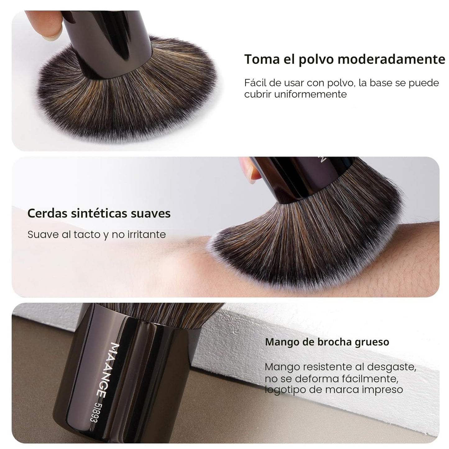 MAANGE 20 brochas de maquillaje con caja de regalo, brochas de maqu...