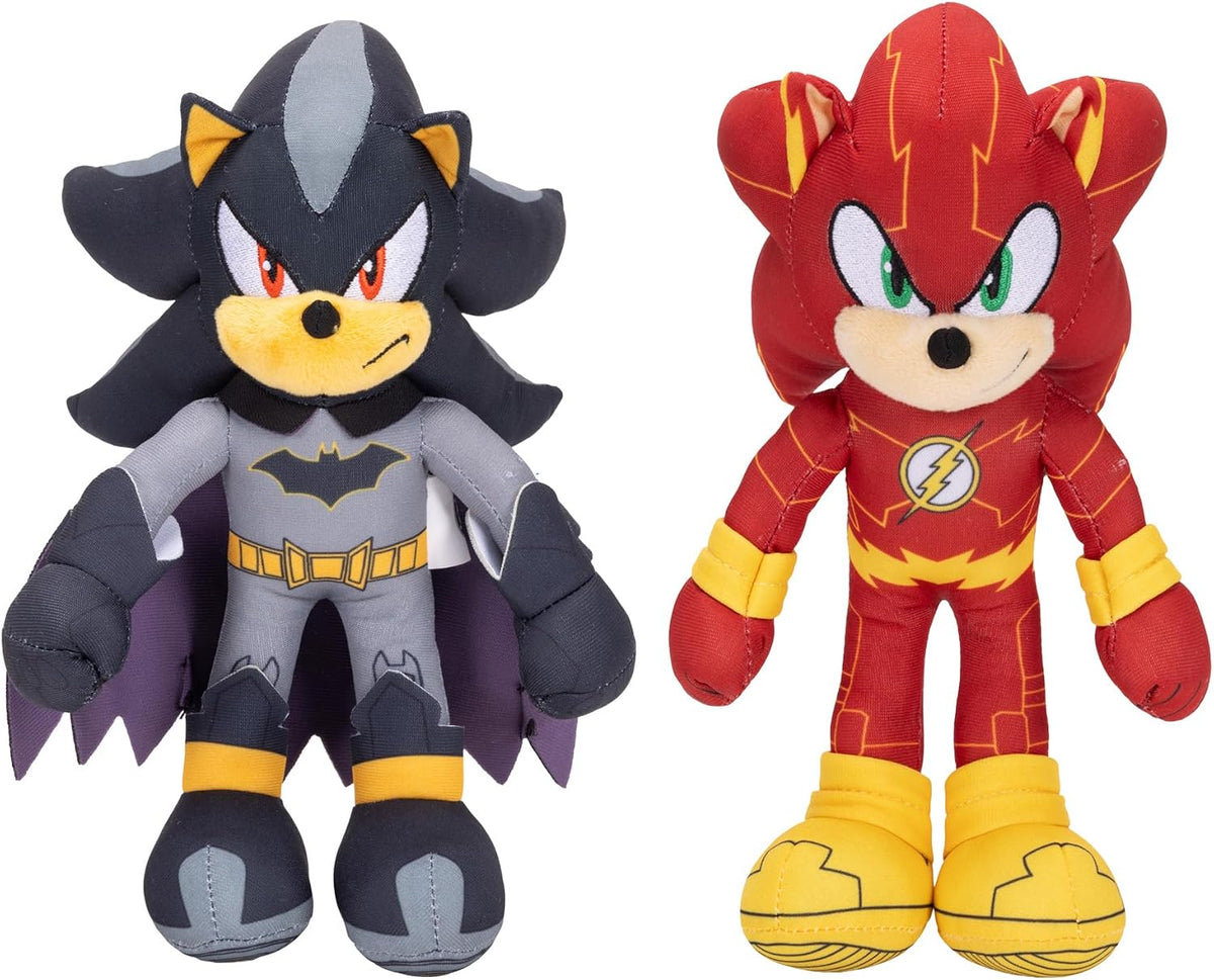 Sonic The Hedgehog DC Comics Shadow as Batman y Sonic as The Flash...