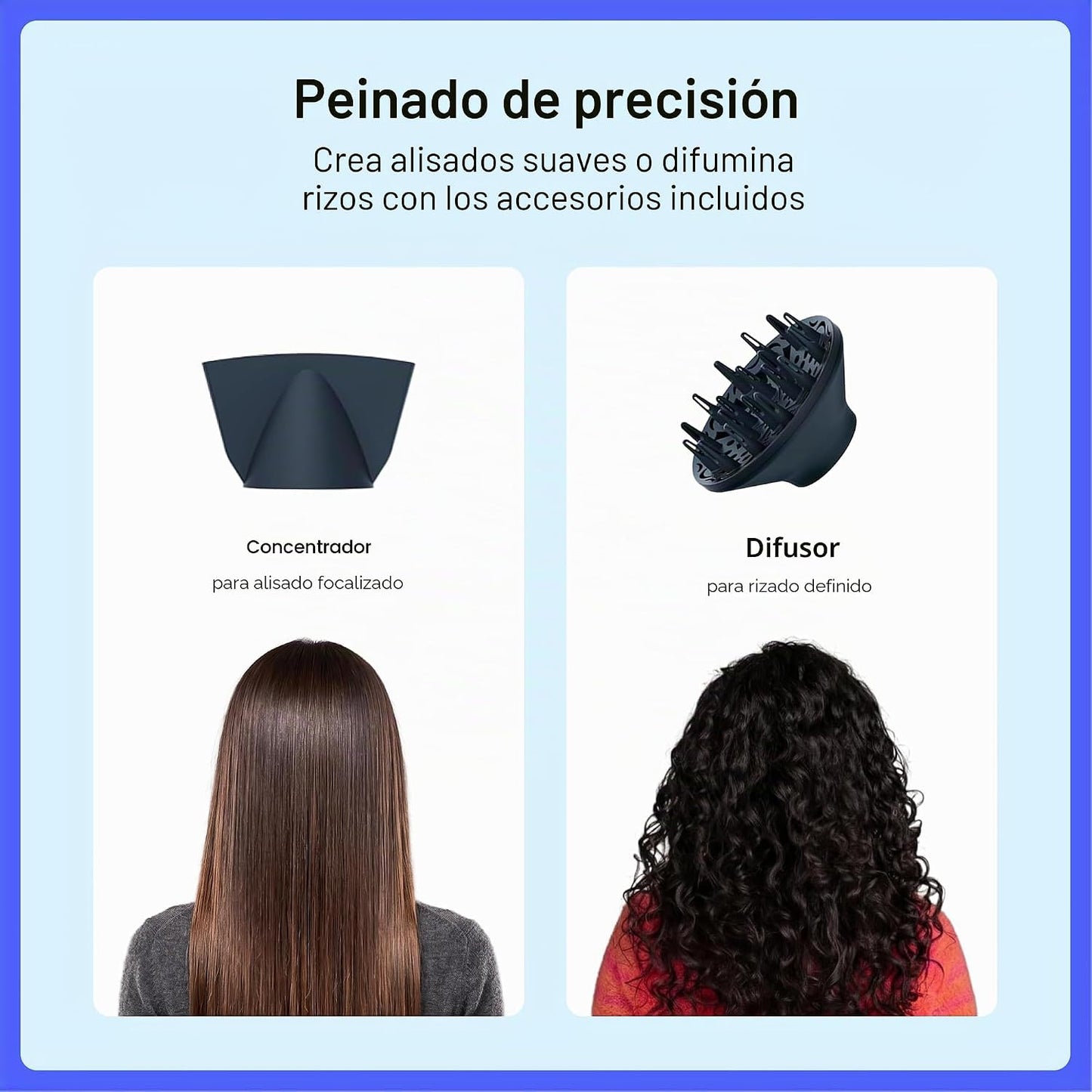 INFINITI PRO CONAIR SmoothWrap Secador de Cabello, Secador con Acce...