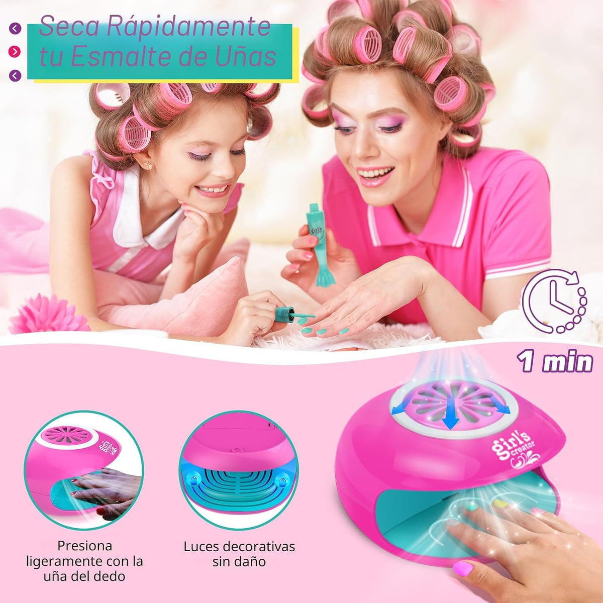 Amagoing Juego de esmaltes de uñas para niñas de 7 a 12 años con se...