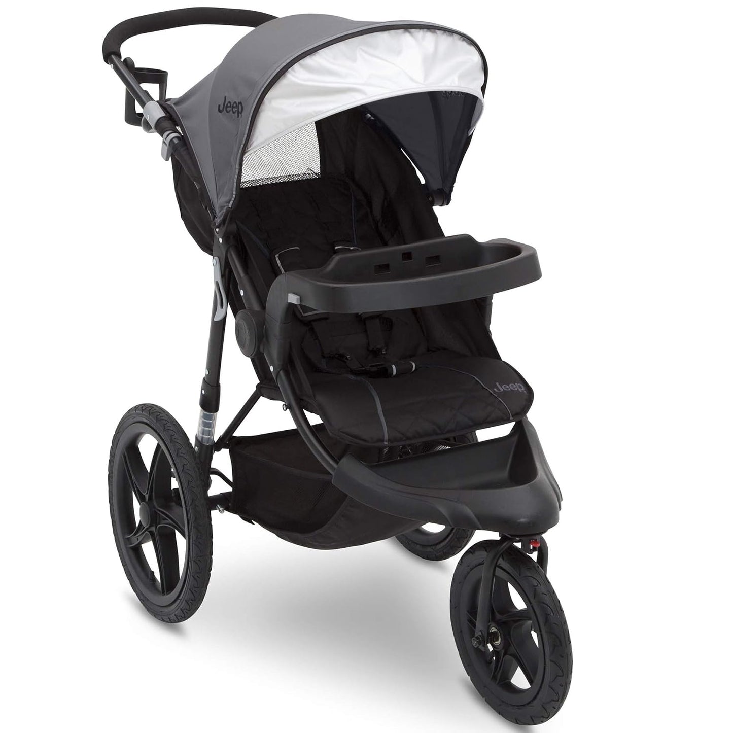 Cochecito de jogging clásico Jeep por Delta Children, gris