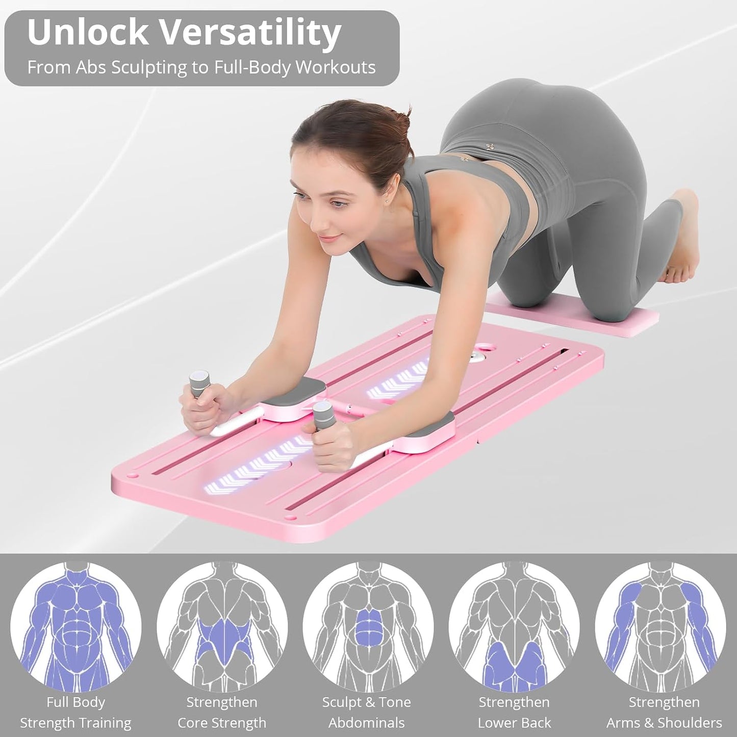 JANUA Tabla de Pilates - Juego de Pilates Reformer, Tabla de Pilate...