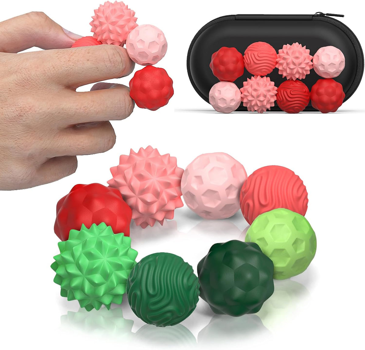Pelotas Sensoriales Magnéticas Fidget Toys - 8 piezas Pelotas de At...