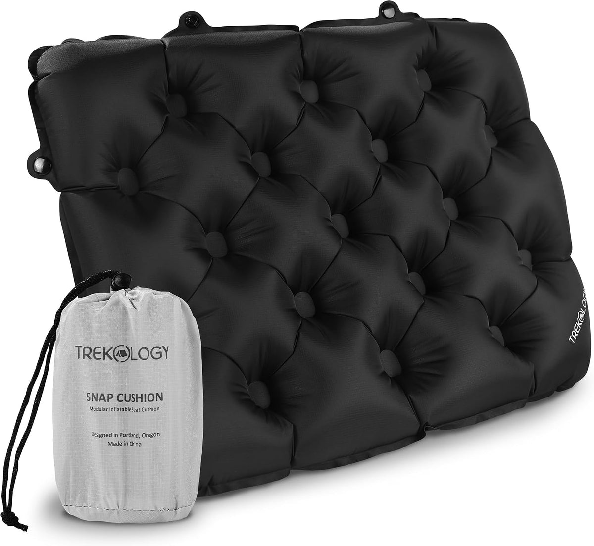 TREKOLOGY Cojín inflable para asiento de estadio para viajes aéreos...
