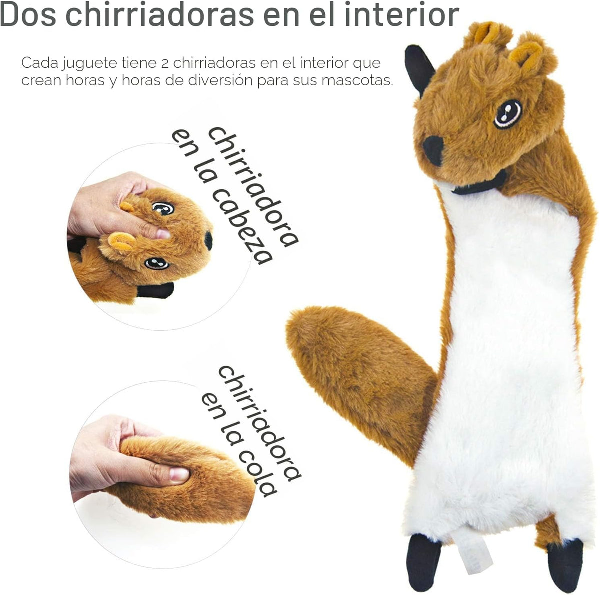 SHARLOVY Juguetes chirriantes para perros, paquete de 5, juguete ar...