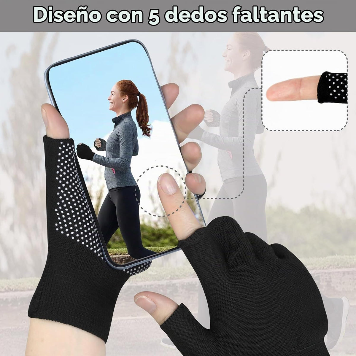 KkaFFe Guantes de trabajo ligeros para hombres y mujeres con medio...