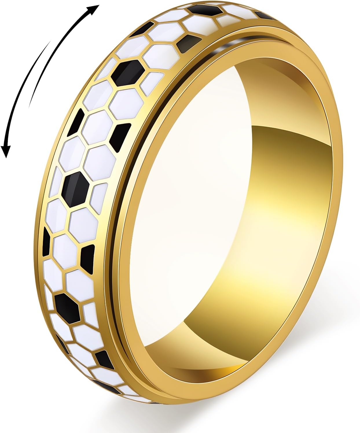 SYDNFZY Anillo de fútbol para adultos \u2013 Anillo giratorio de ac...