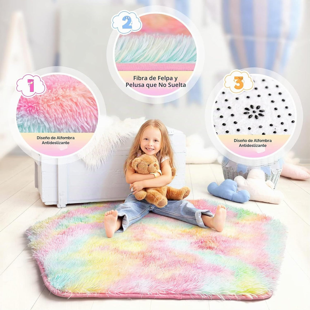 Princess Castle - Tienda de campaña desplegable para niñas con alfo...