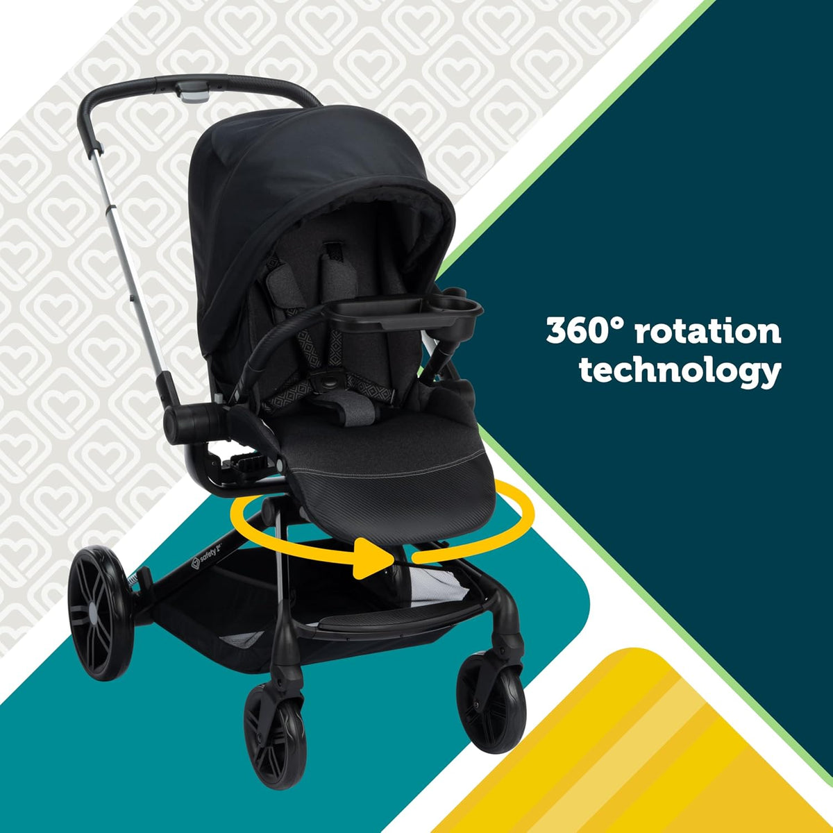 Safety 1ˢᵗ® Turn and Go™ 360° Sistema modular de viaje giratorio, S...