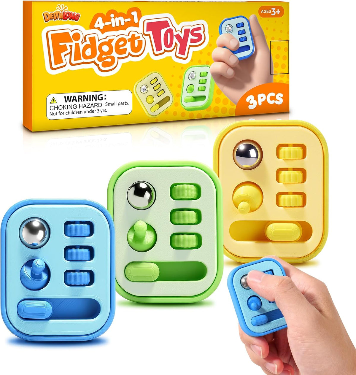 Juguetes de dedos portátiles para niños y adultos: Almohadilla de d...