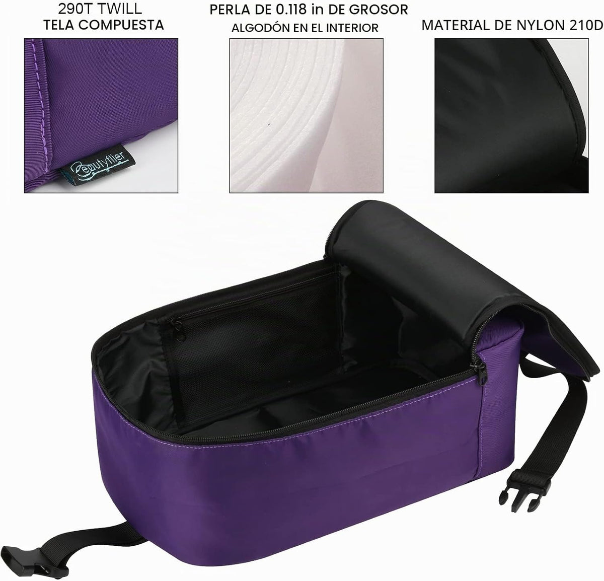 Beautyflier Bolsa de plancha de vapor de viaje para vaporizador de...