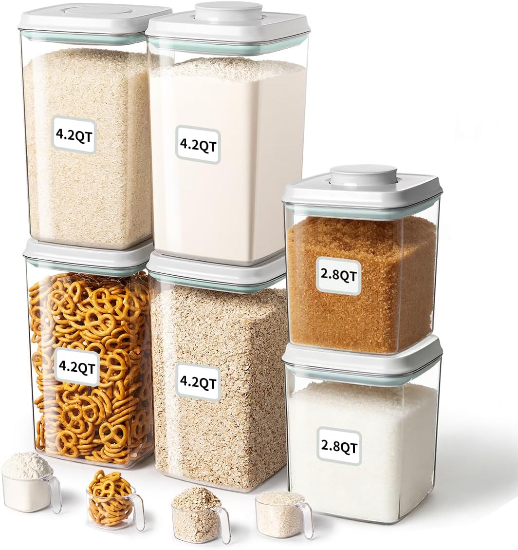Ankou Juego de recipientes de almacenamiento de alimentos, 2.8 cuar...